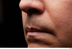 Face Mouth Nose Cheek Skin Man Slim Wrinkles Studio photo references
